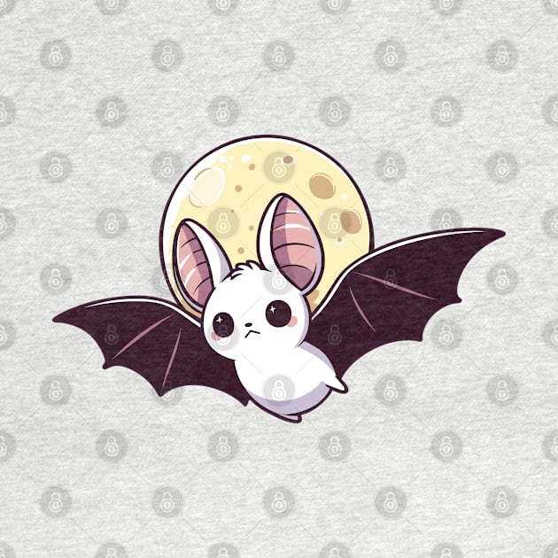 white bat simplified by hunnydoll